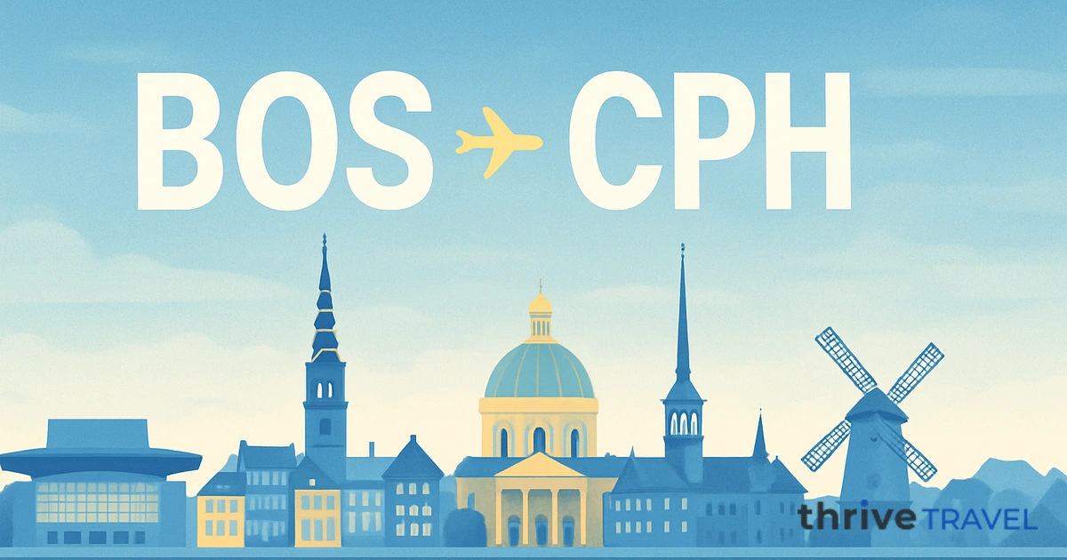 Boston to Copenhagen