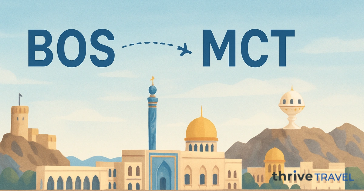 Boston to Muscat