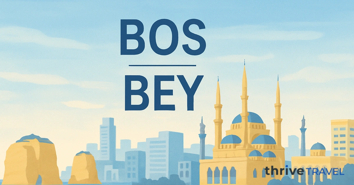 Boston to Beirut