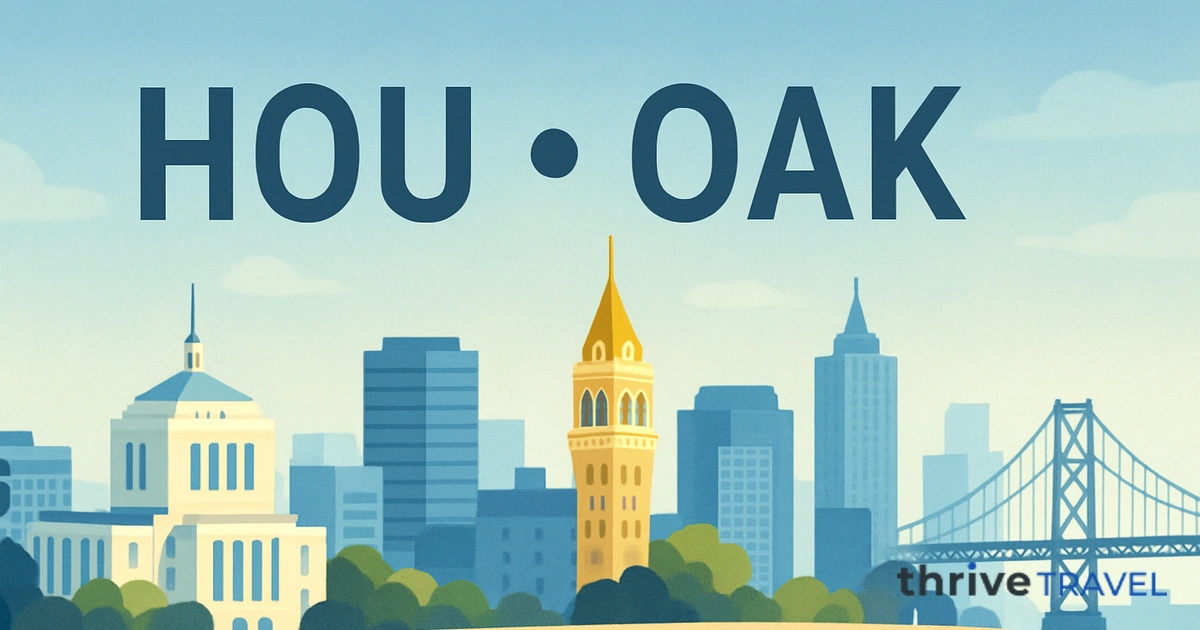Houston to Oakland