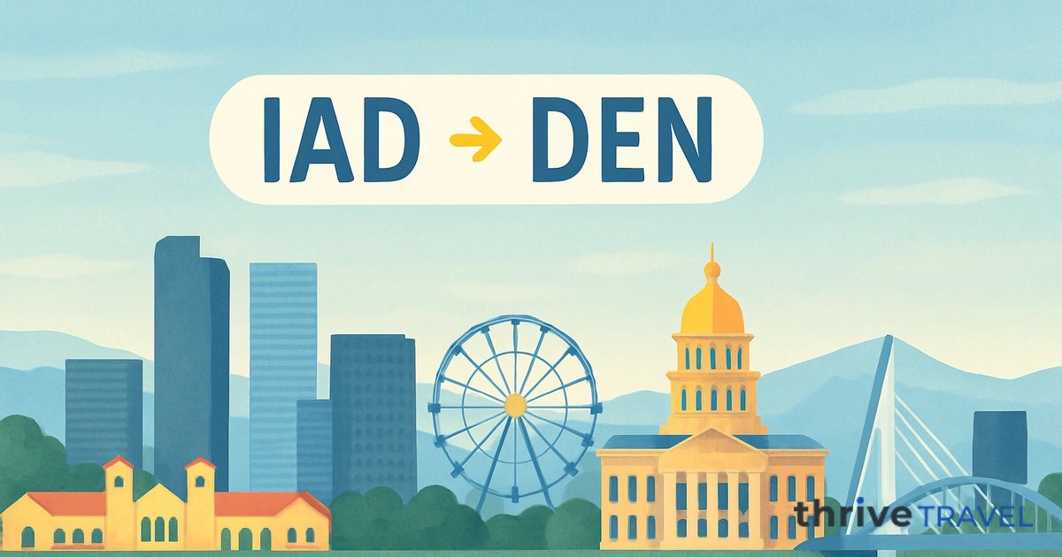 Washington to Denver
