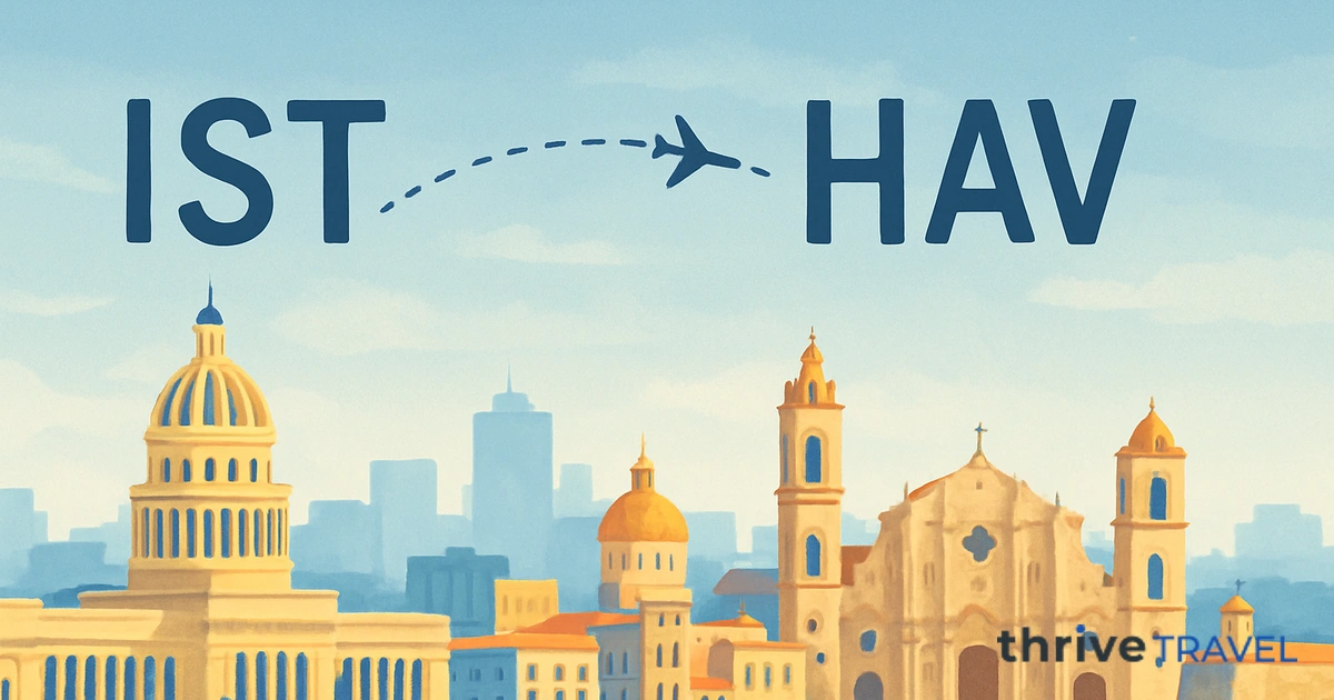 Istanbul to Havana