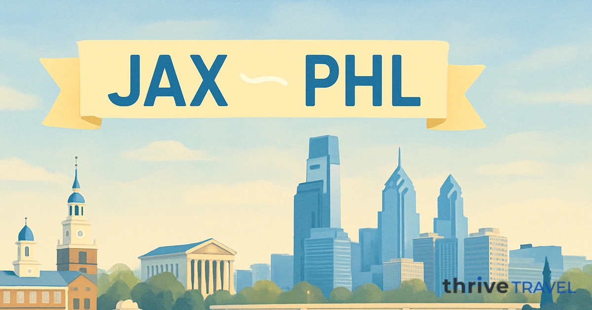Jacksonville to Philadelphia