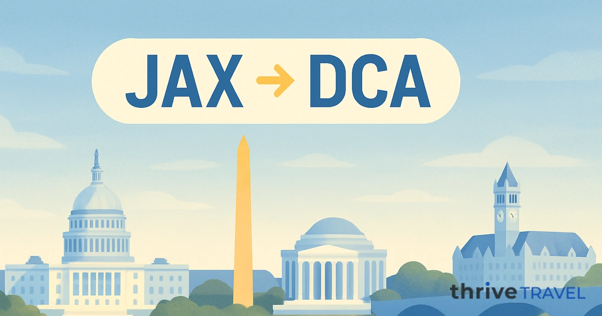 Jacksonville to Washington