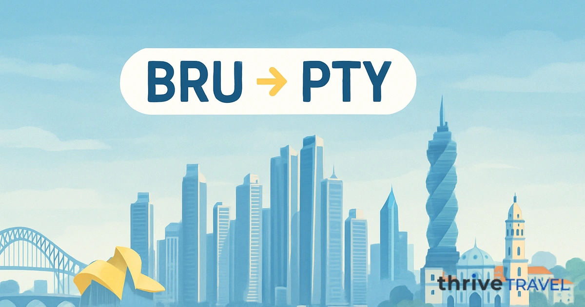 Brussels to Panama City