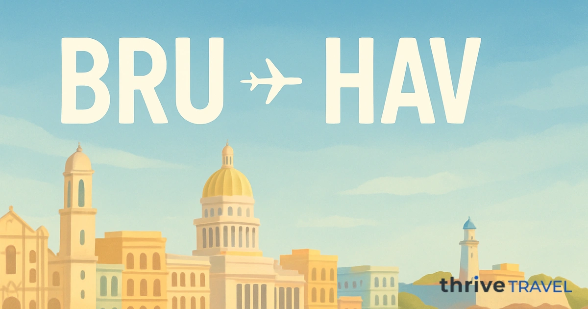 Brussels to Havana