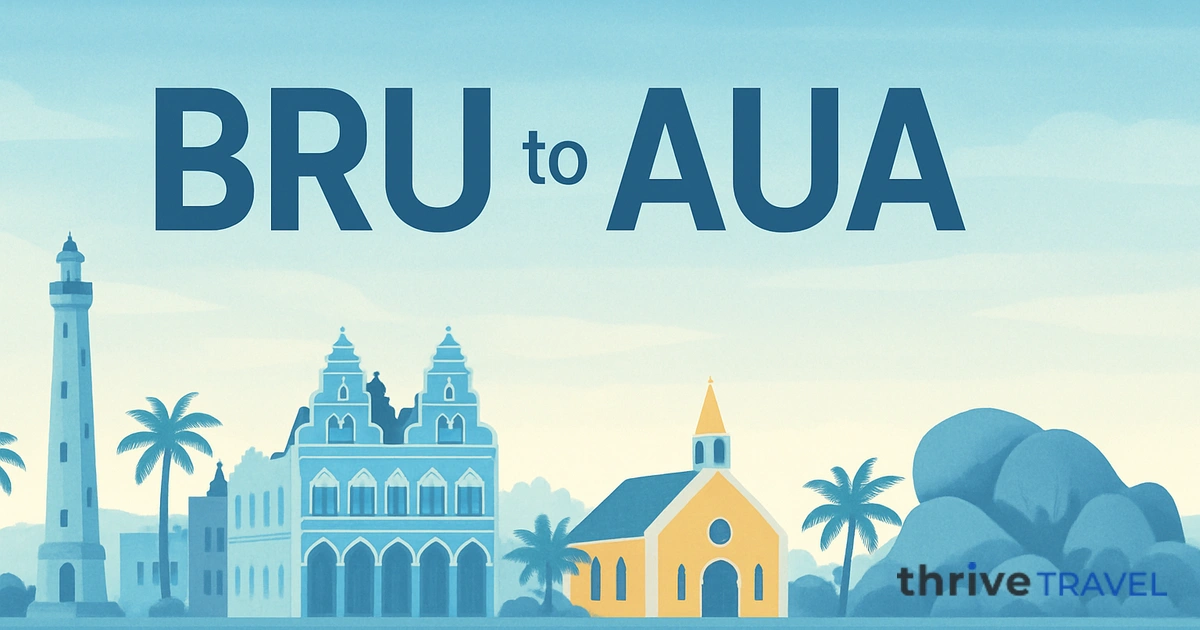Brussels to Aruba