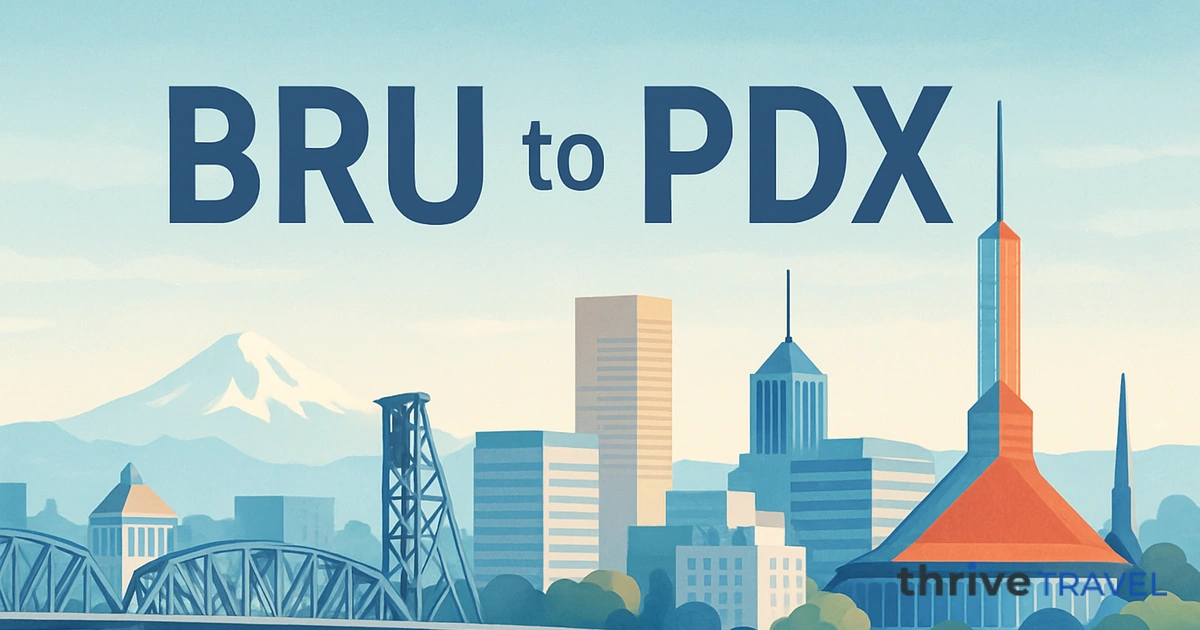 Brussels to Portland