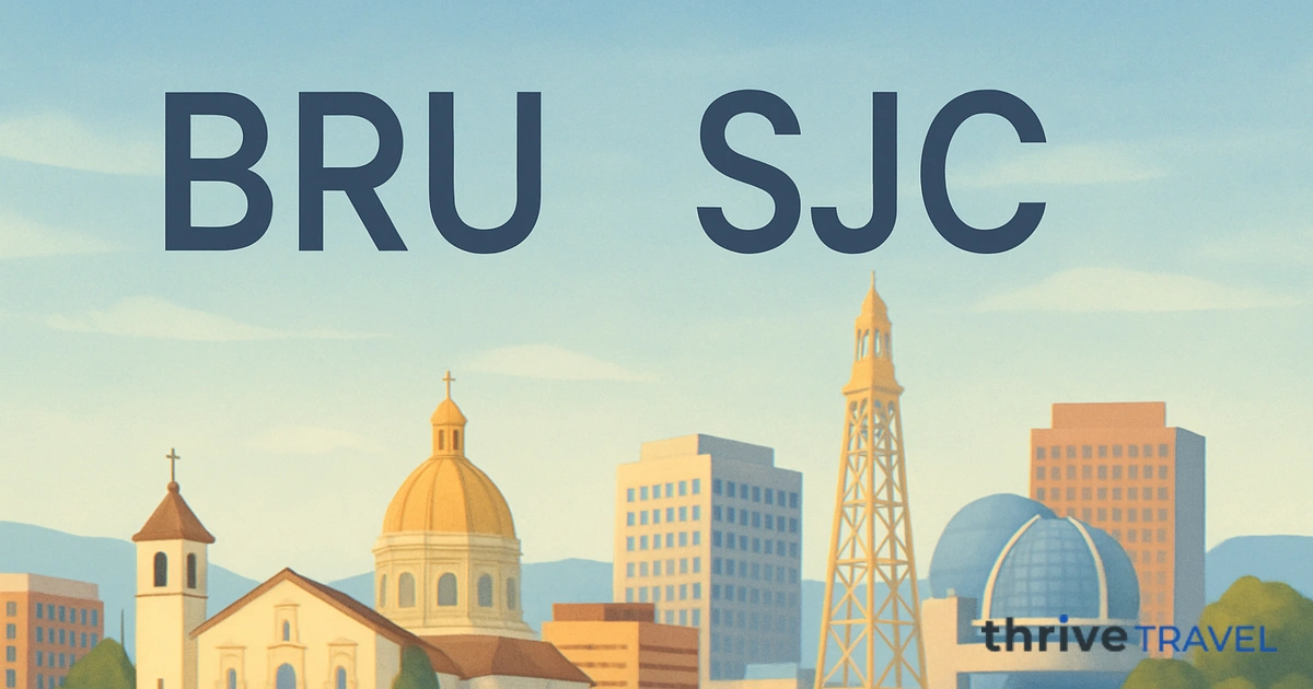 Brussels to San Jose