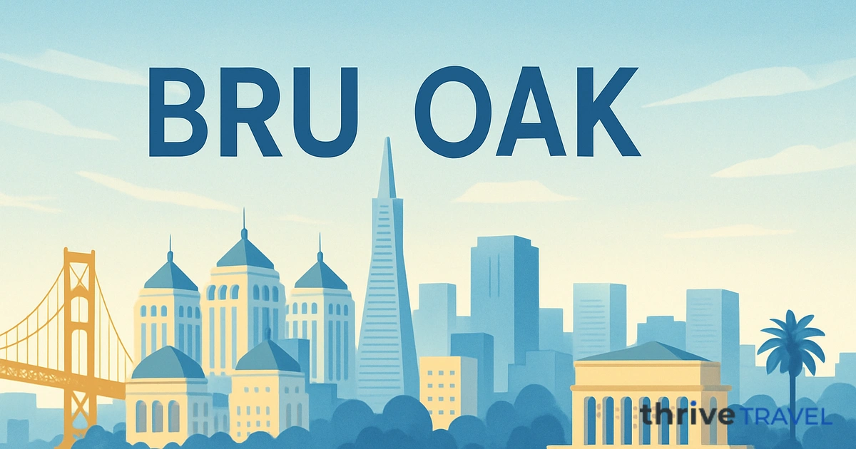 Brussels to Oakland