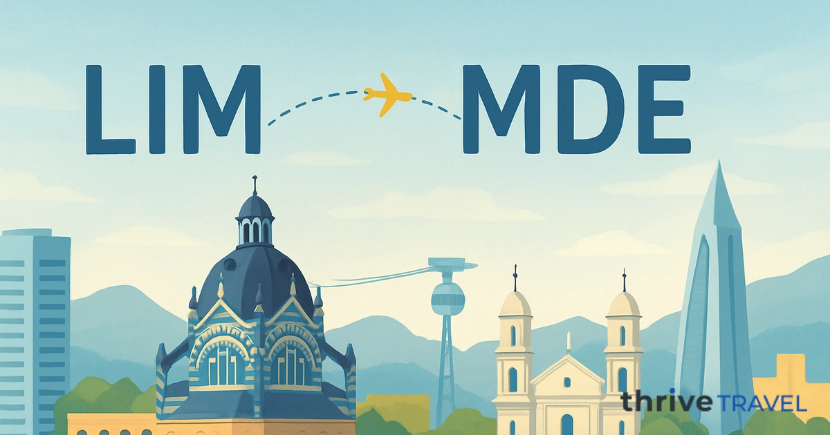 Lima to Medellín