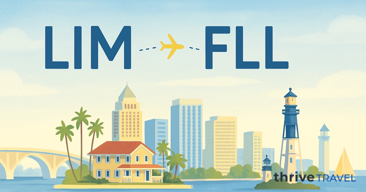 Lima to Fort Lauderdale