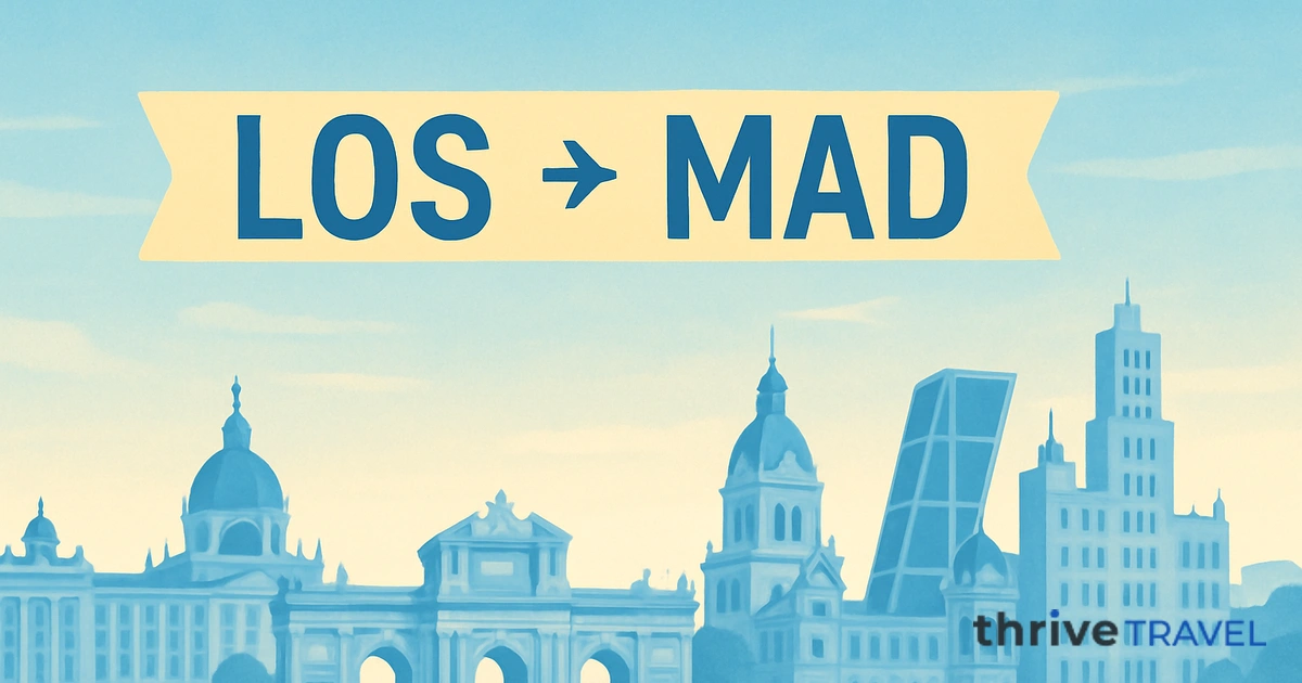 Lagos to Madrid