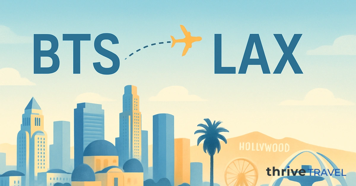 Bratislava to Los Angeles