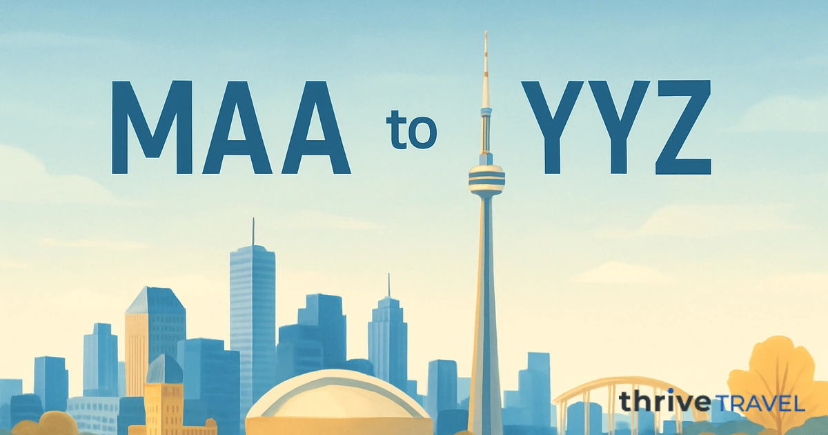 Chennai to Toronto