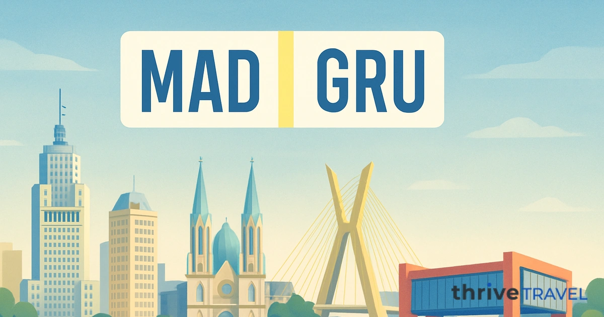 Madrid to São Paulo