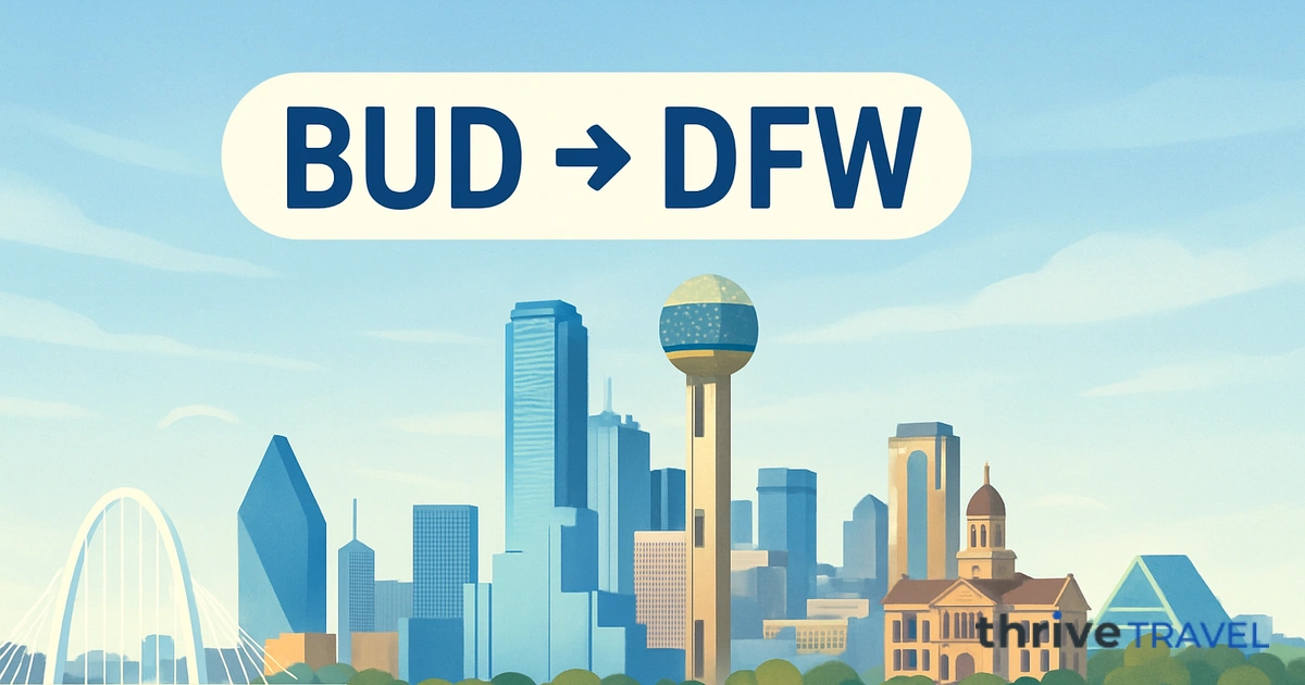 Budapest to Dallas