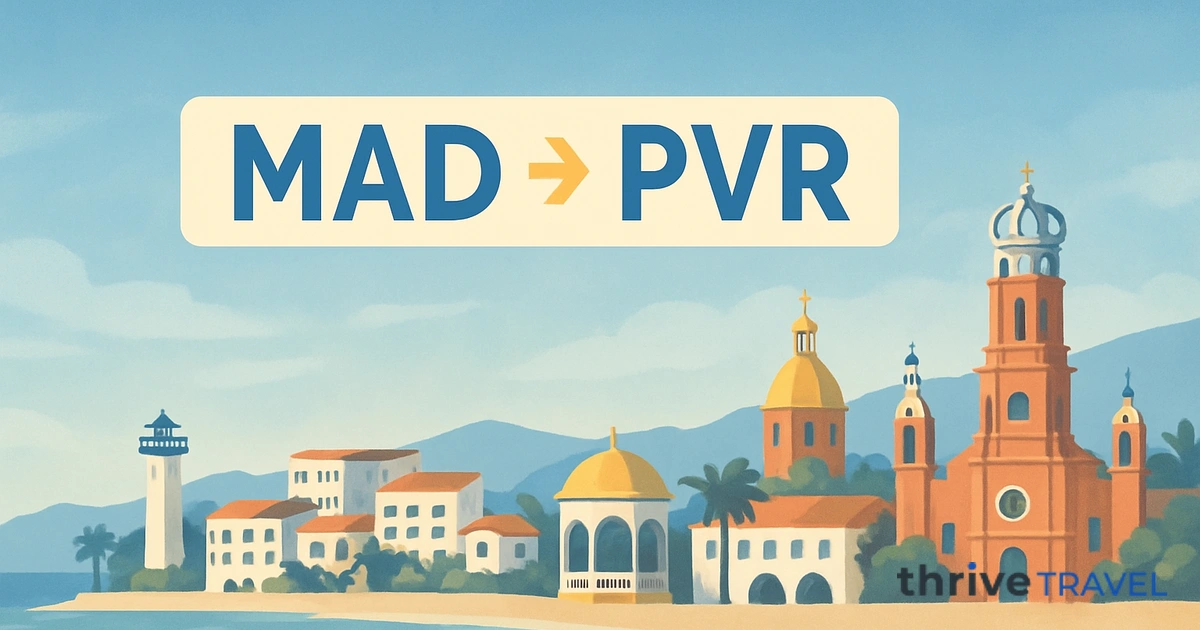 Madrid to Puerto Vallarta