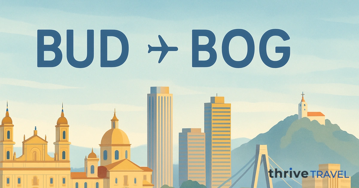 Budapest to Bogotá