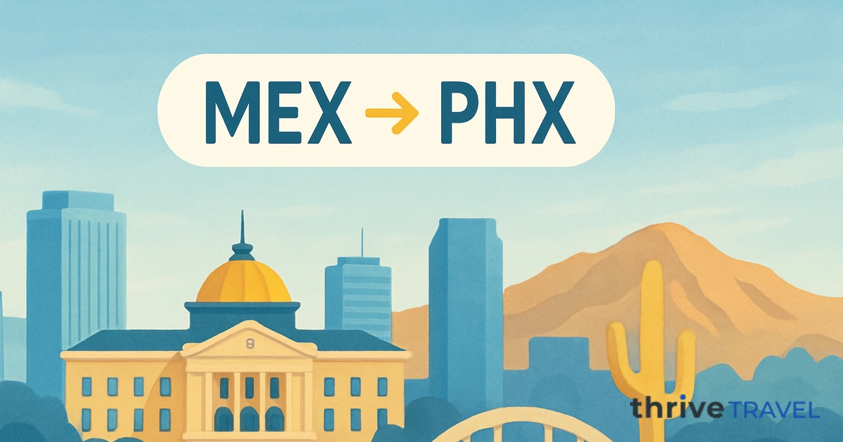 Mexico City to Phoenix