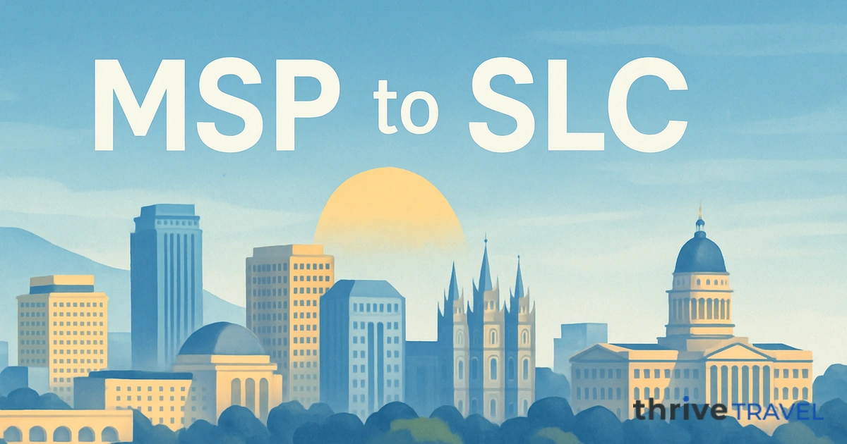 Minneapolis to Salt Lake City