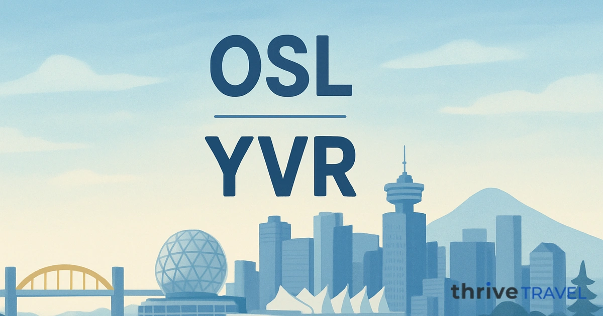 Oslo to Vancouver