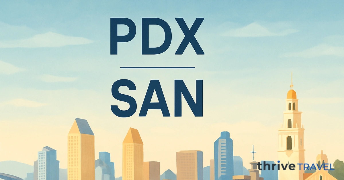 Portland to San Diego
