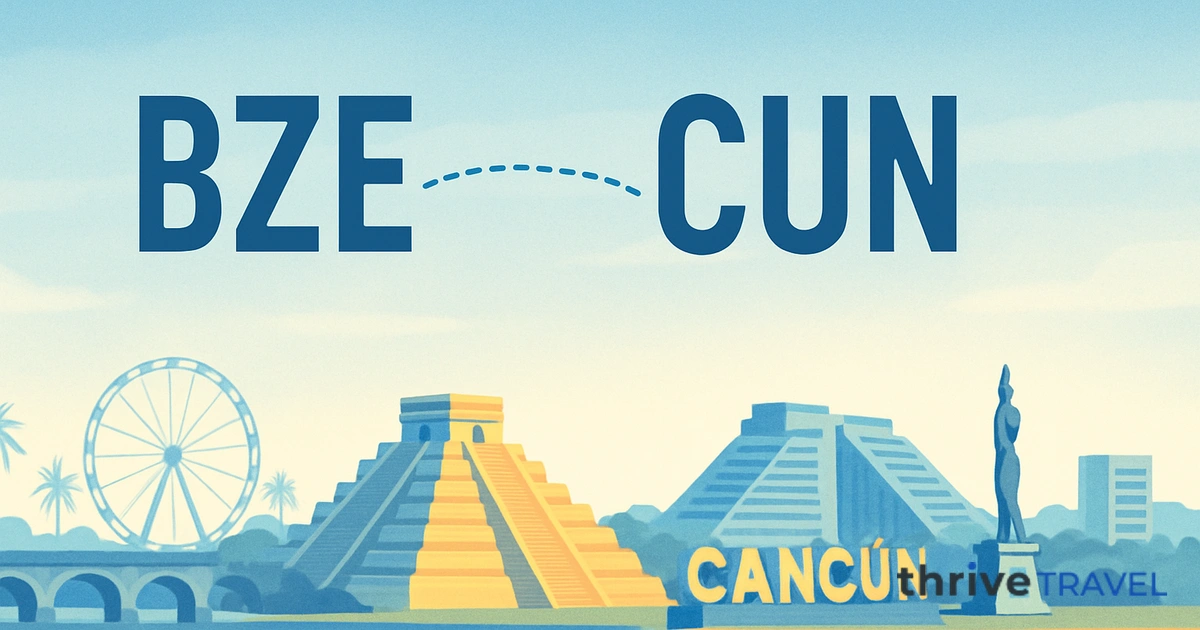 Belize City to Cancún