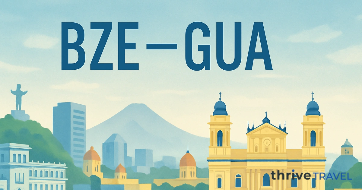 Belize City to Guatemala City