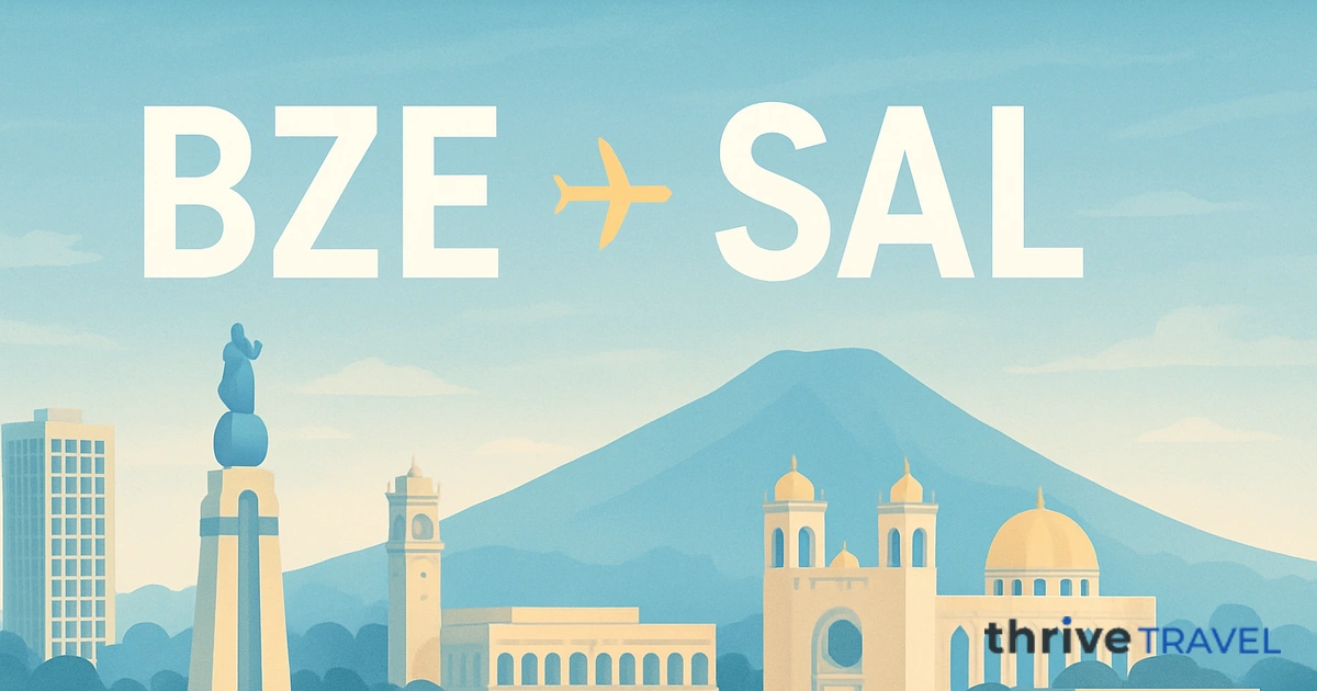 Belize City to San Salvador