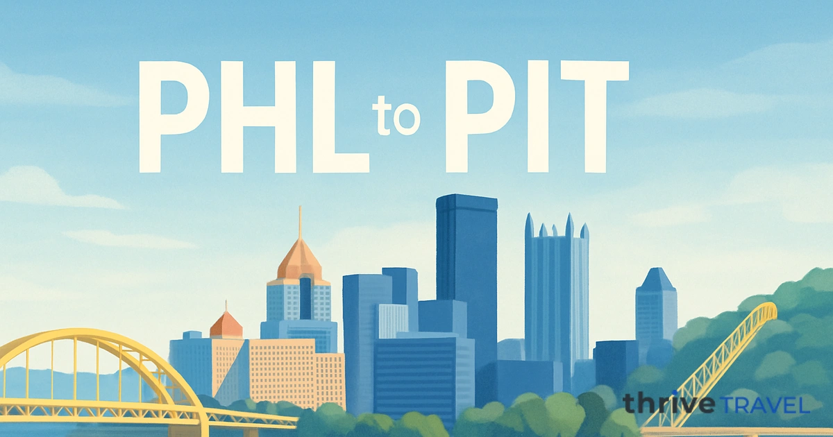 Philadelphia to Pittsburgh