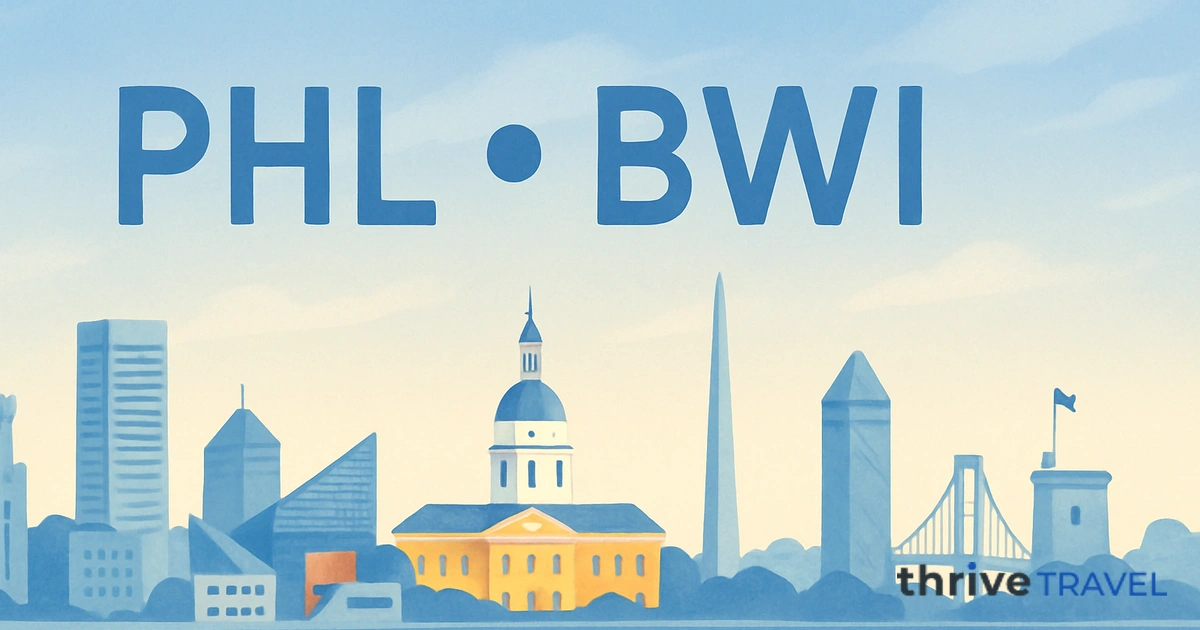 Philadelphia to Baltimore