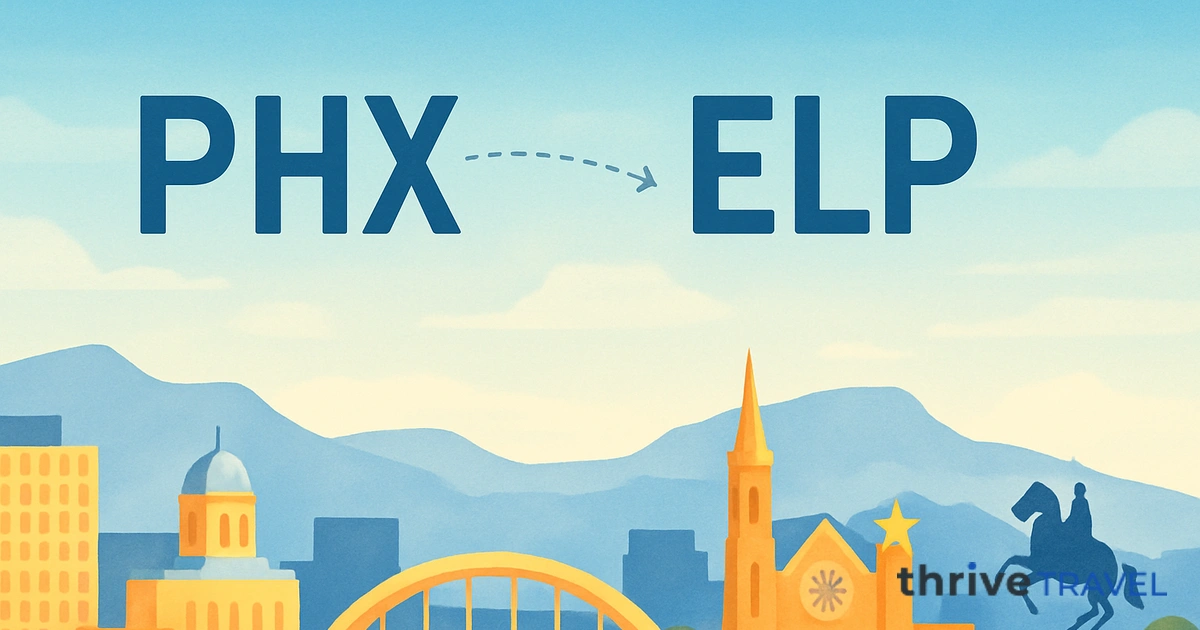 Phoenix to El Paso