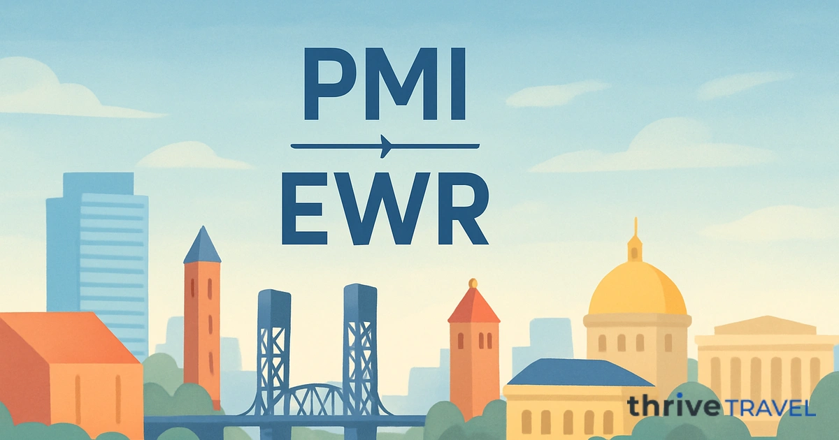 Palma de Mallorca to Newark