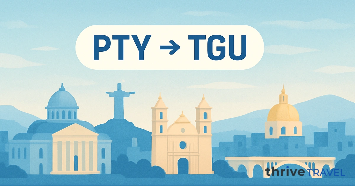 Panama City to Tegucigalpa