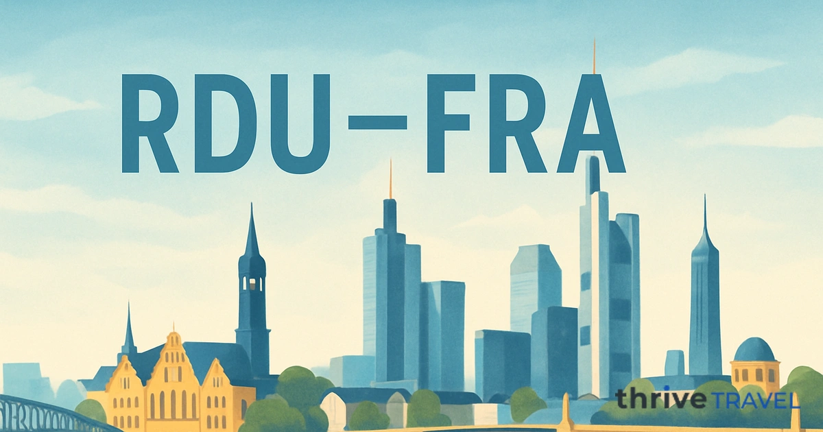 Raleigh to Frankfurt