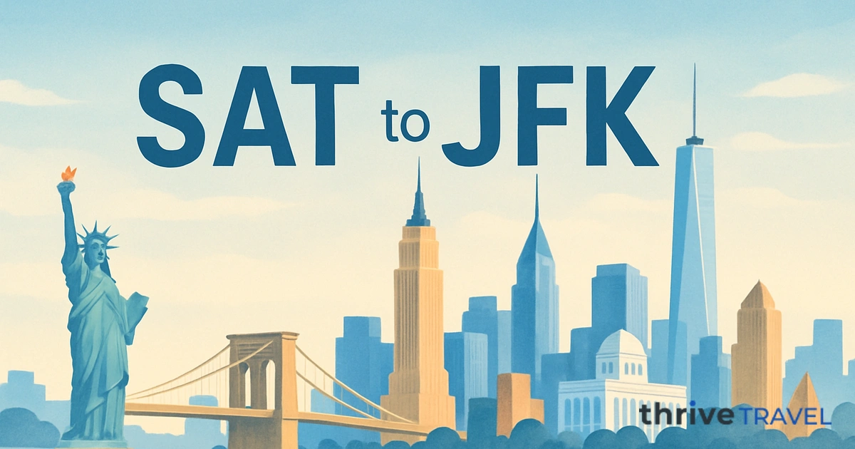 San Antonio to New York