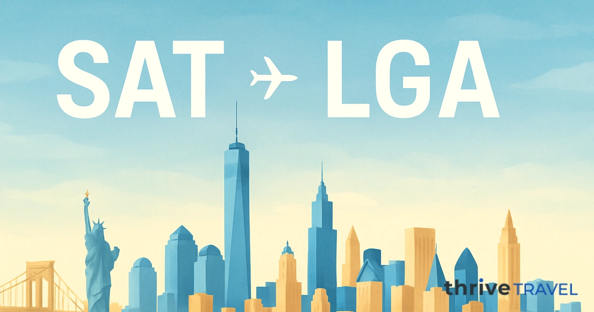 San Antonio to New York