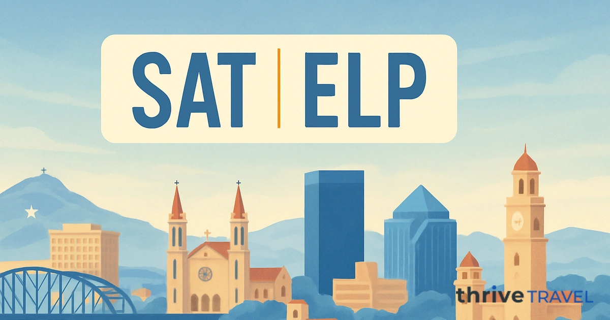 San Antonio to El Paso