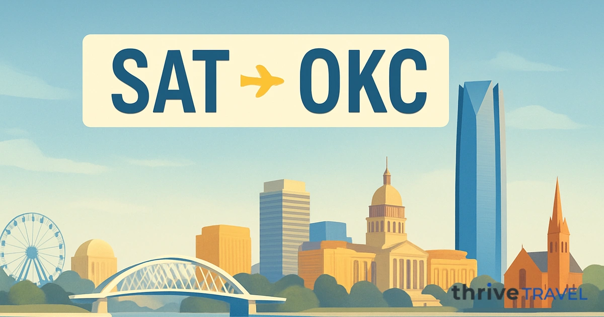San Antonio to Oklahoma City
