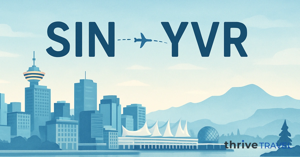 Singapore to Vancouver
