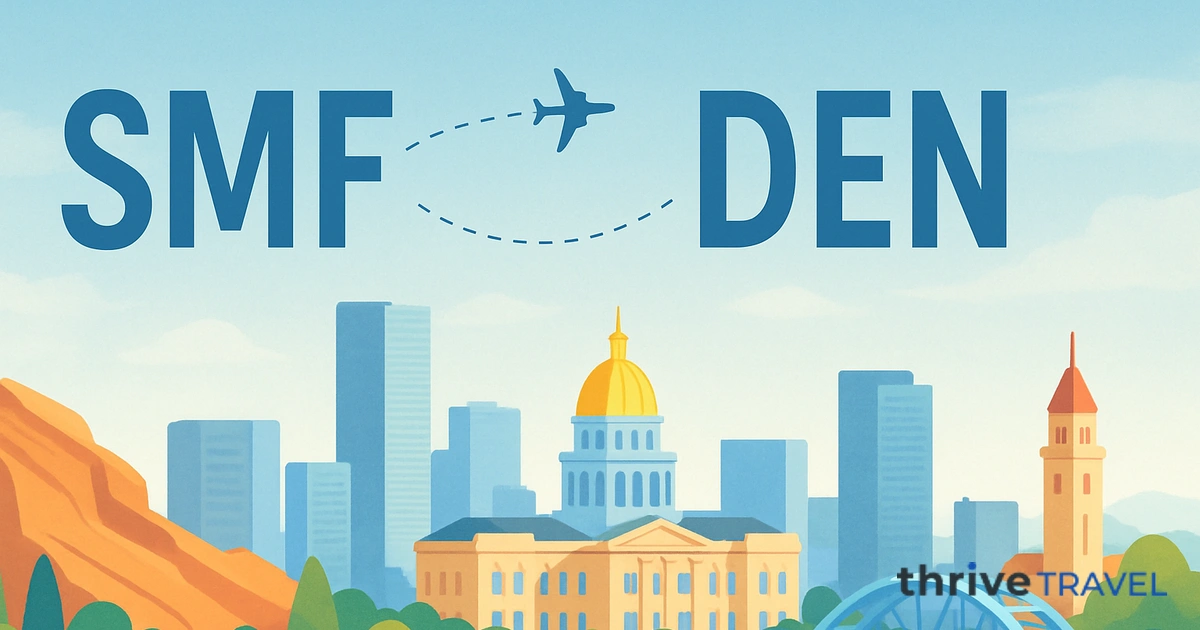 Sacramento to Denver
