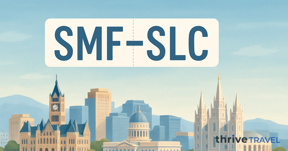 Sacramento to Salt Lake City
