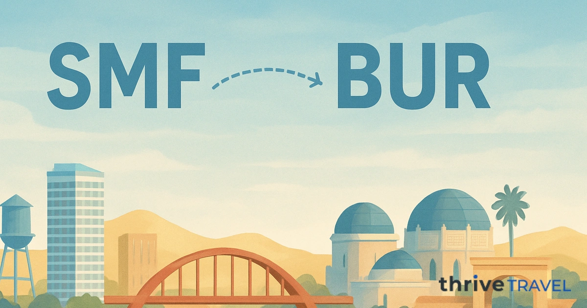 Sacramento to Burbank