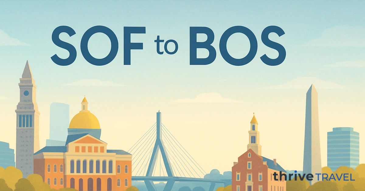 Sofia to Boston