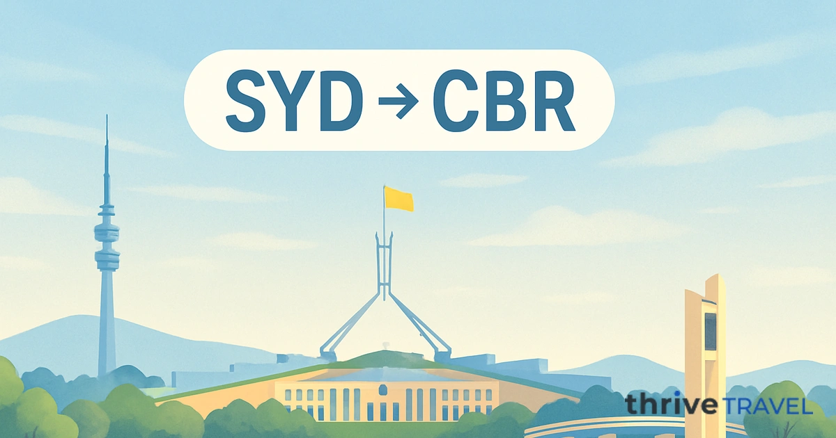 Sydney to Canberra