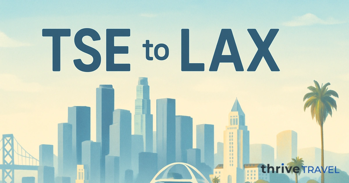 Astana to Los Angeles