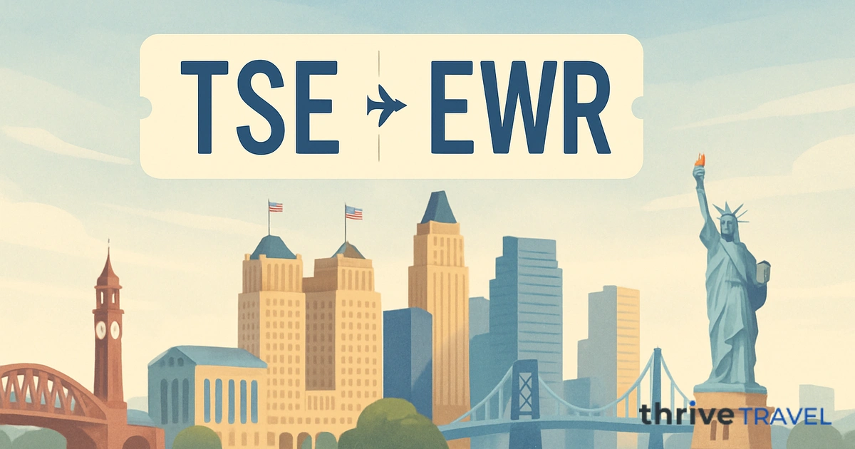 Astana to Newark