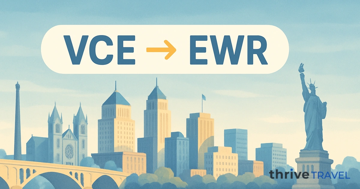 Venice to Newark