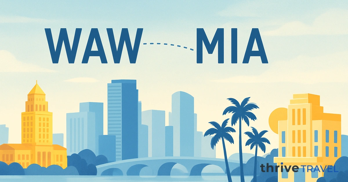 Warsaw to Miami